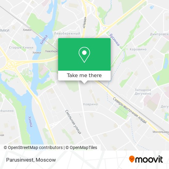Parusinvest map
