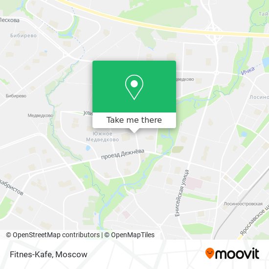Fitnes-Kafe map