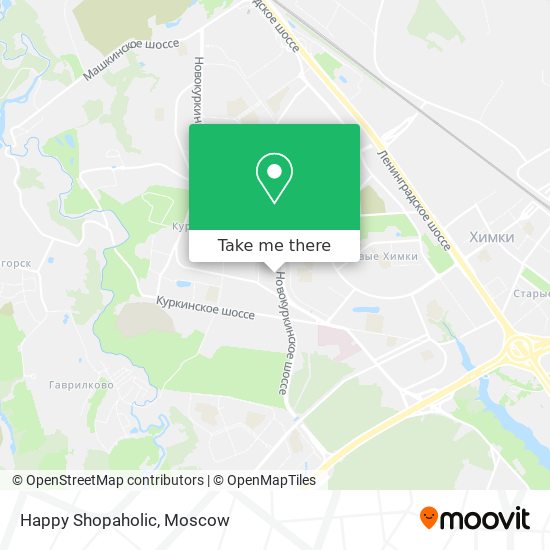 Happy Shopaholic map