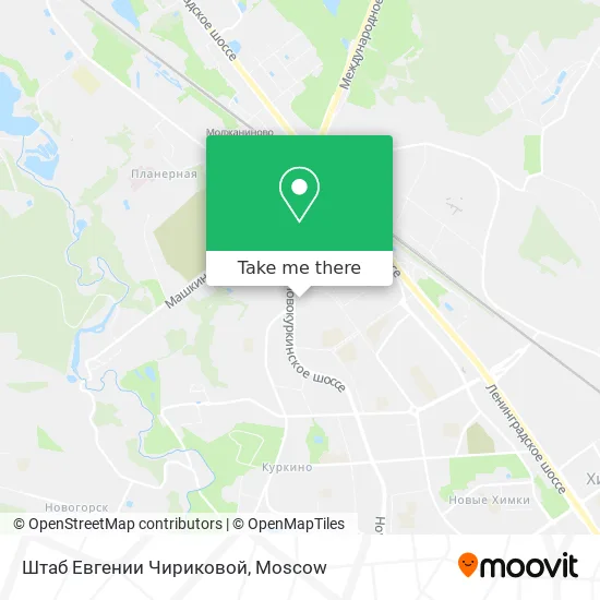 Штаб Евгении Чириковой map