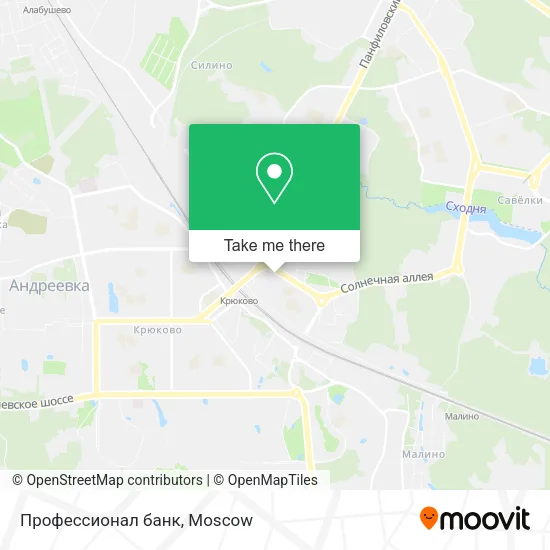 Профессионал банк map