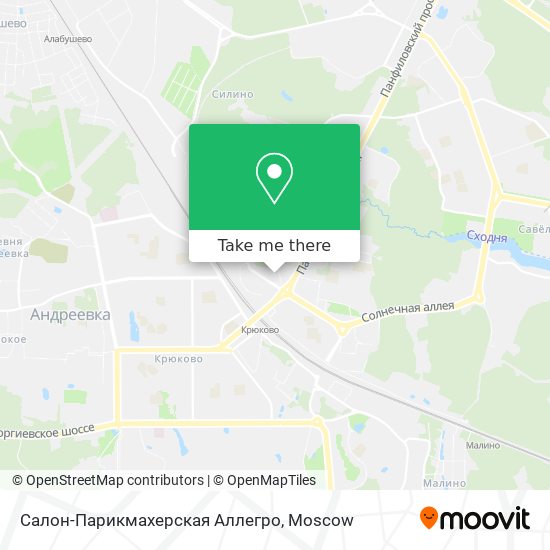 Салон-Парикмахерская Аллегро map