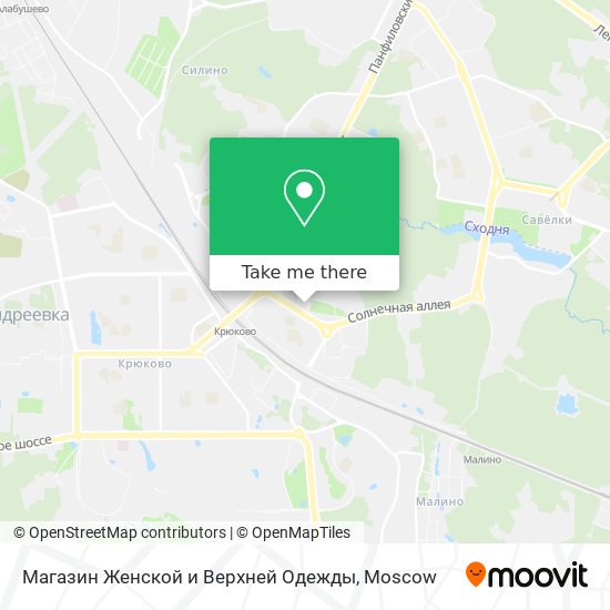 Магазин Женской и Верхней Одежды map