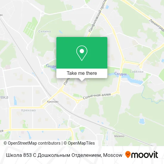 Школа 853 С Дошкольным Отделением map