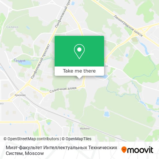 Миэт-факультет Интеллектуальных Технических Систем map