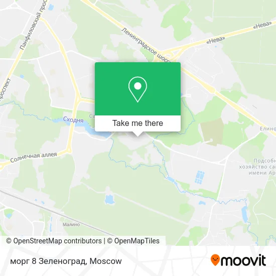 морг 8 Зеленоград map