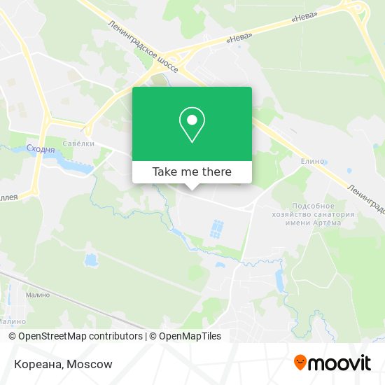 Кореана map