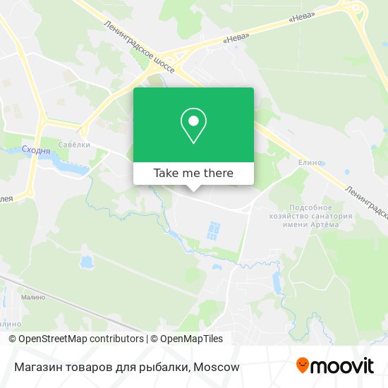 Магазин товаров для рыбалки map