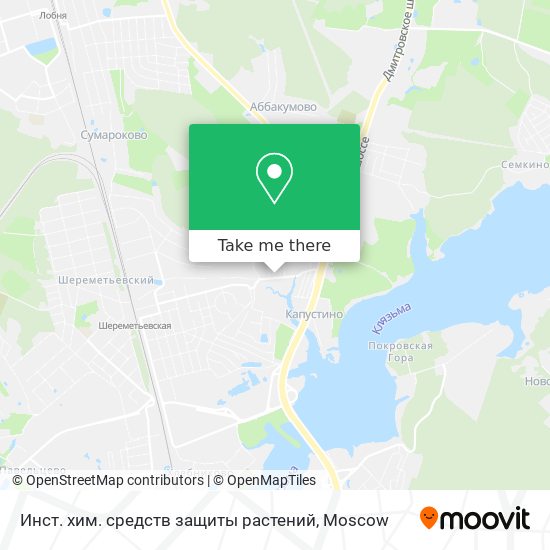 Инст. хим. средств защиты растений map