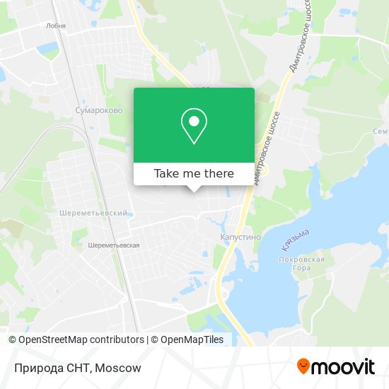 Природа СНТ map