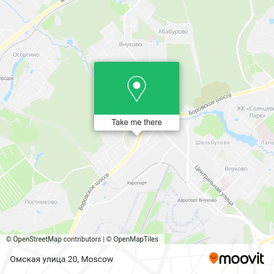 Омская улица 20 map