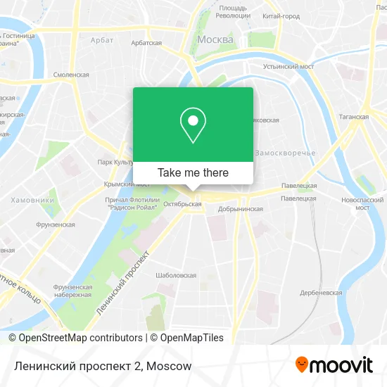 Ленинский проспект 2 map