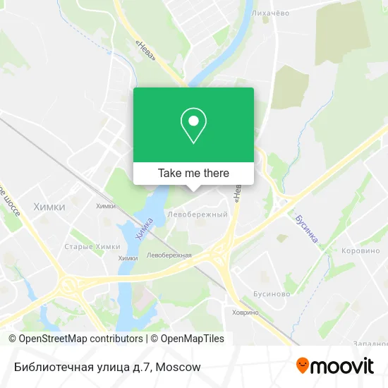 Библиотечная улица д.7 map