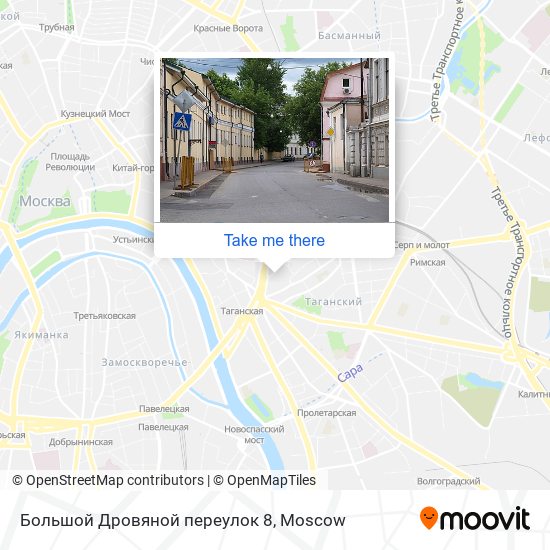 Большой Дровяной переулок 8 map