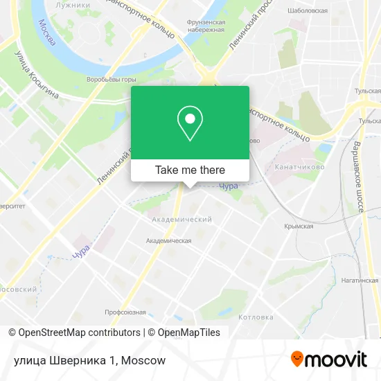 улица Шверника 1 map