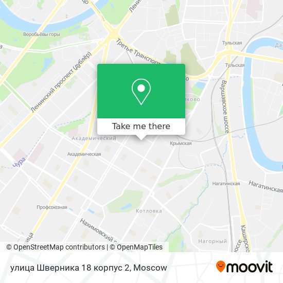 улица Шверника 18 корпус 2 map