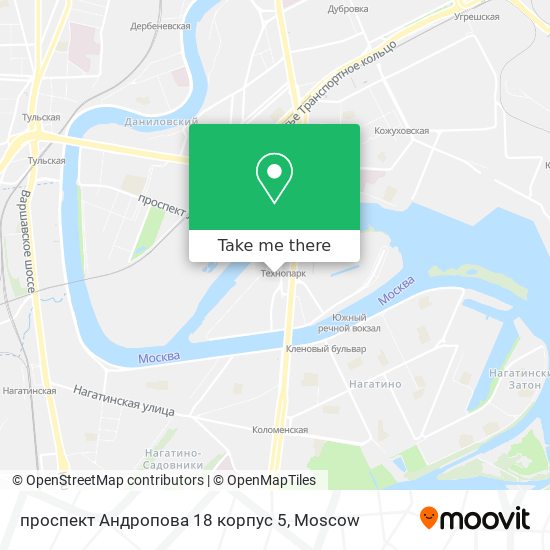 проспект Андропова 18 корпус 5 map