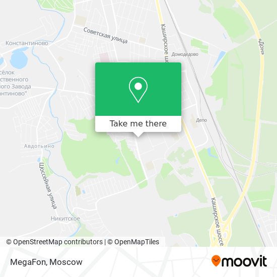 MegaFon map