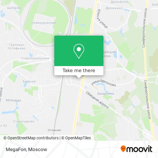 MegaFon map