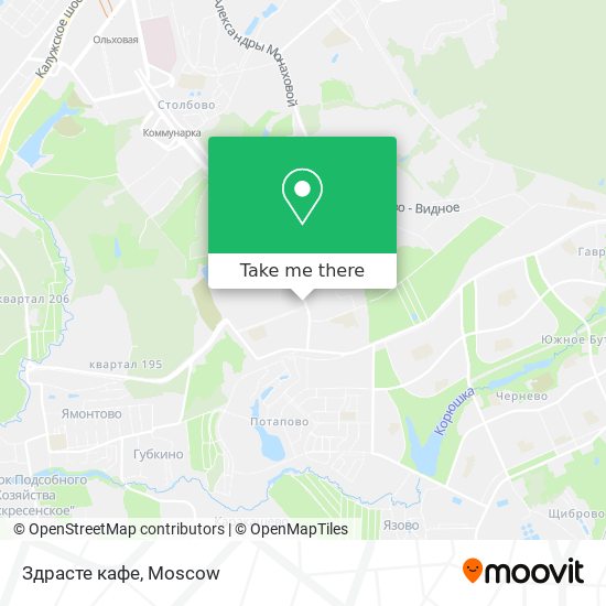 Здрасте кафе map