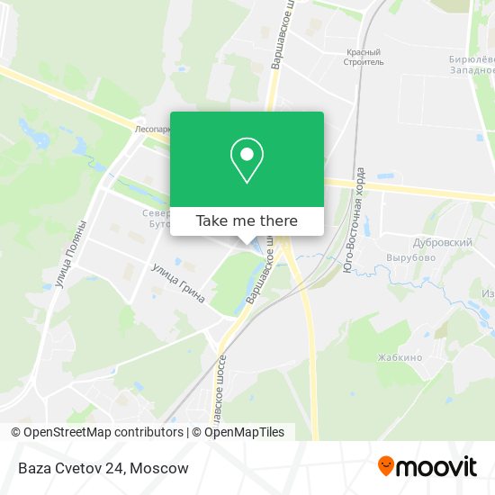 Baza Cvetov 24 map