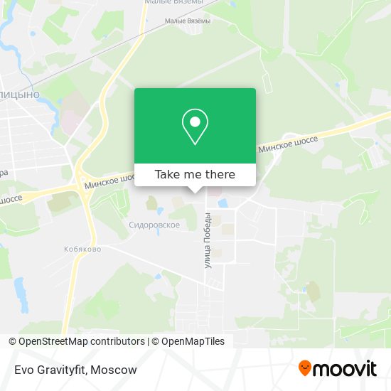 Evo Gravityfit map