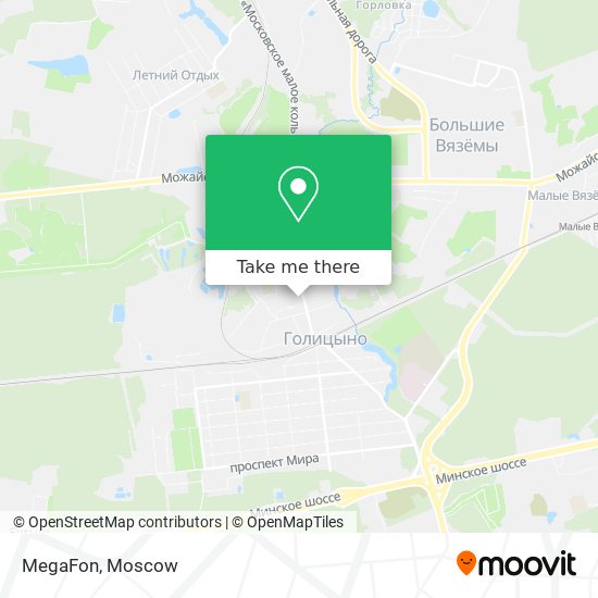 MegaFon map