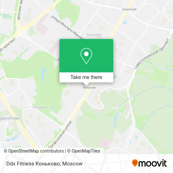 Ddx Fitness Коньково map