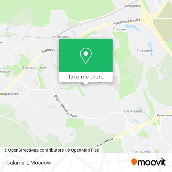 Galamart map