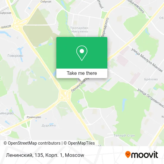 Ленинский, 135, Корп. 1 map