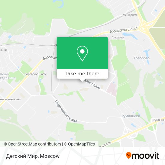 Детский Мир map