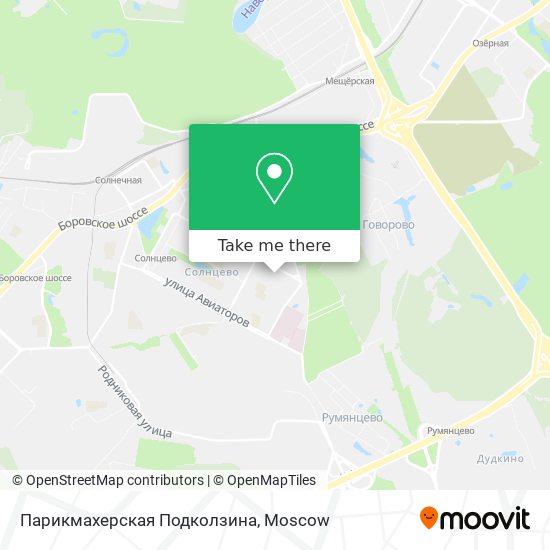 Парикмахерская Подколзина map