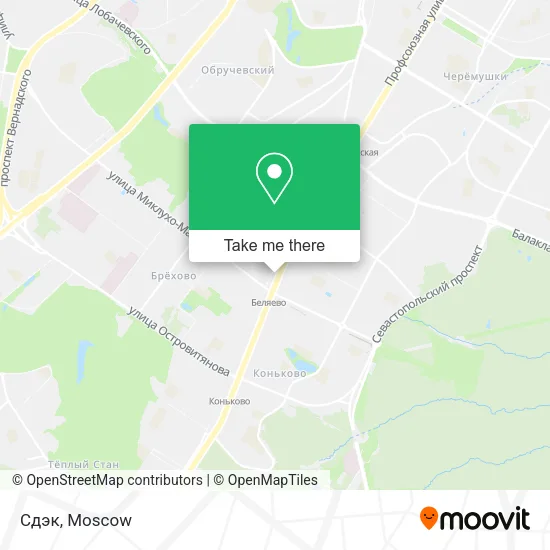 Сдэк map