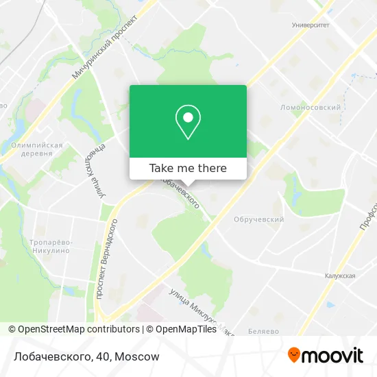 Лобачевского, 40 map