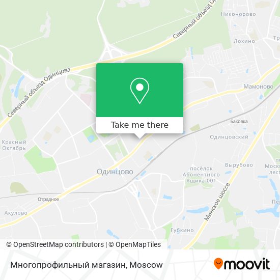 Многопрофильный магазин map