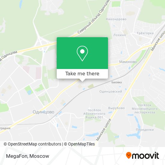 MegaFon map