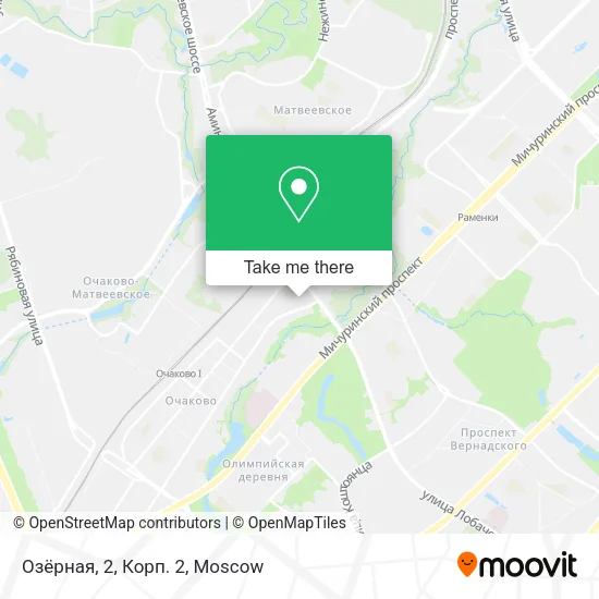 Озёрная, 2, Корп. 2 map