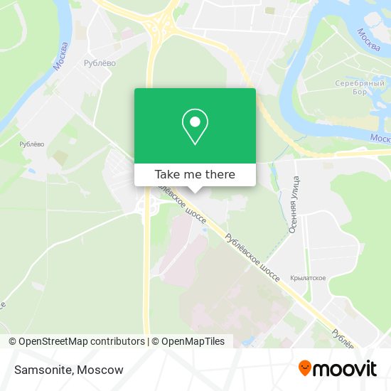 Samsonite map