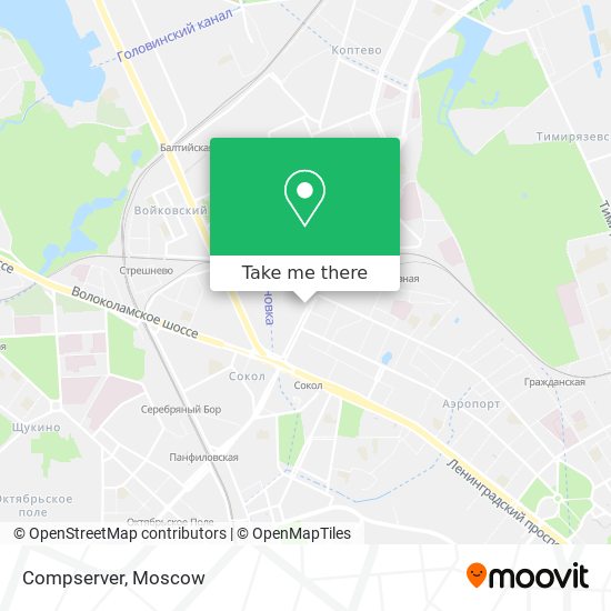 Compserver map