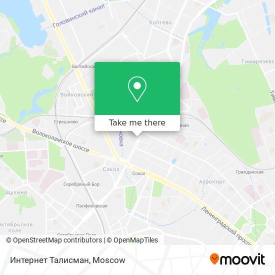 Интернет Талисман map