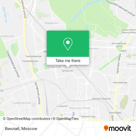 Винлаб map