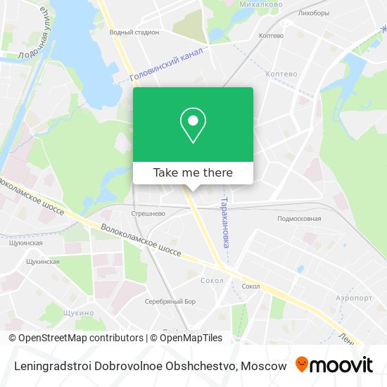 Leningradstroi Dobrovolnoe Obshchestvo map