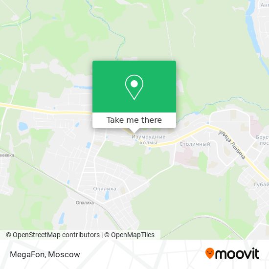 MegaFon map