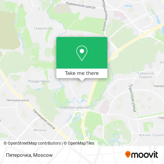 Пятерочка map