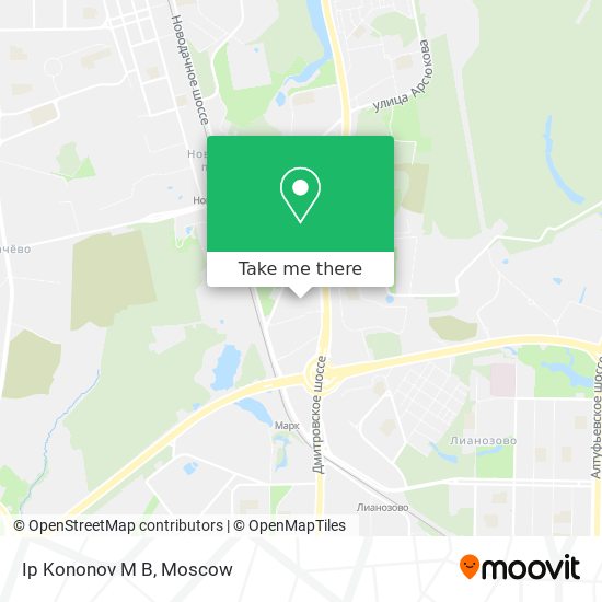 Ip Kononov M B map