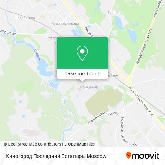 Киногород Последний Богатырь map