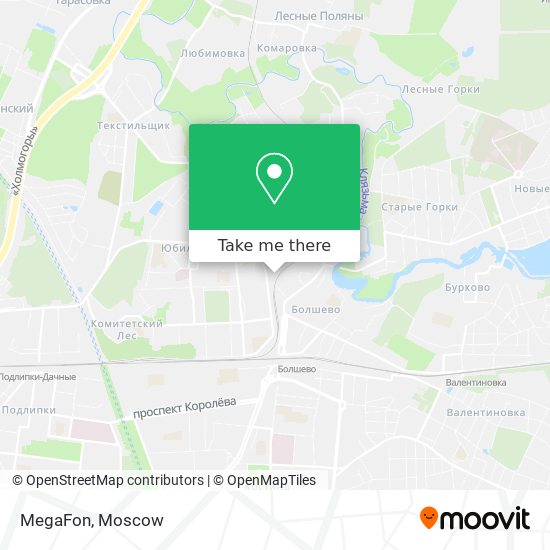 MegaFon map