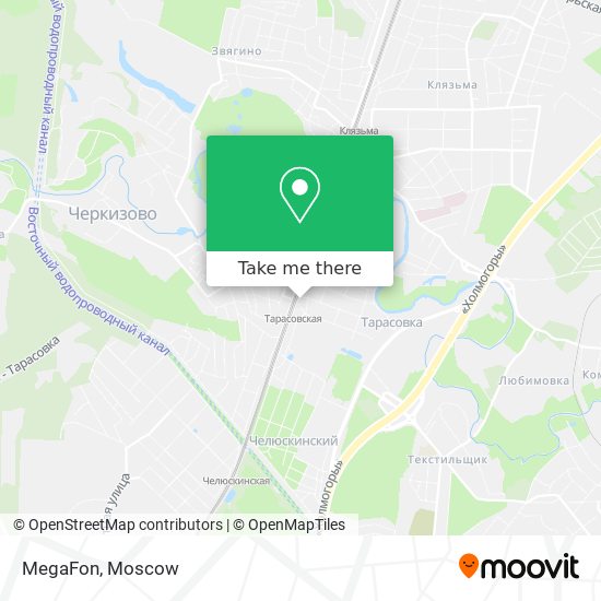 MegaFon map