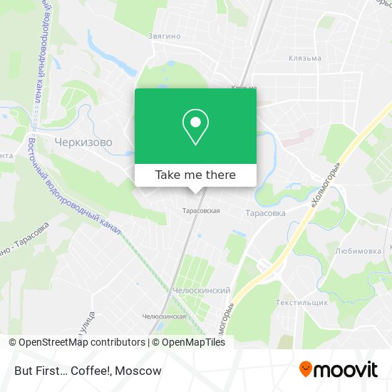 But First… Coffee! map