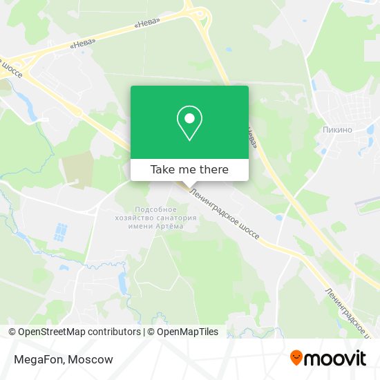 MegaFon map